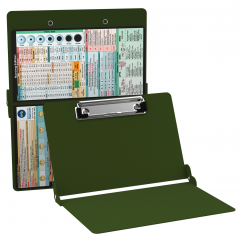 WhiteCoat Clipboard® - Army Green Nursing Edition